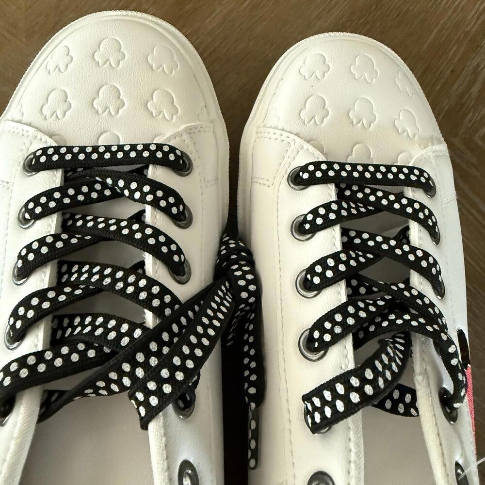 Disney Mickey Mouse Court Lace Up Sneakers Size 9 - Picture 5 of 9